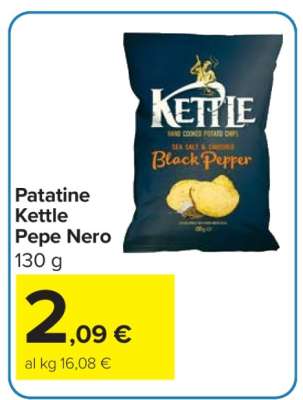 Patatine Kettle Pepe Nero