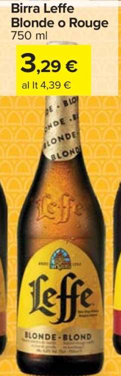 Birra Leffe Blonde o Rouge