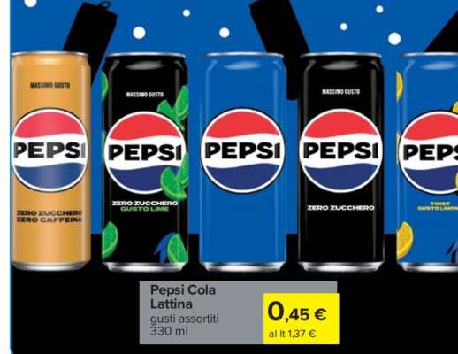 Pepsi Cola Lattina