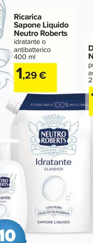 Ricarica sapone liquido NEUTRO ROBERTS