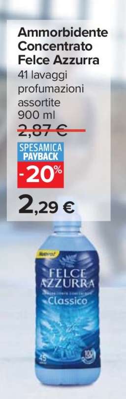 Ammorbidente Concentrato Felce Azzurra