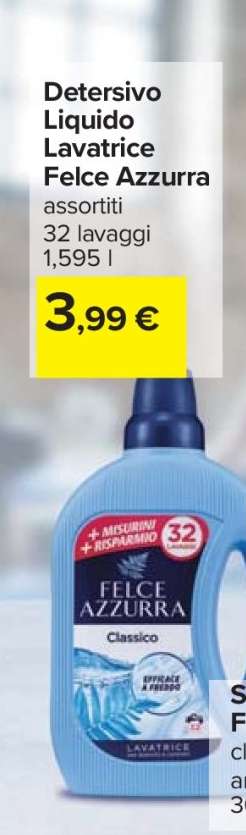 Detersivo Liquido Lavatrice Felce Azzurra