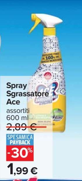 Spray Sgrassatore Ace