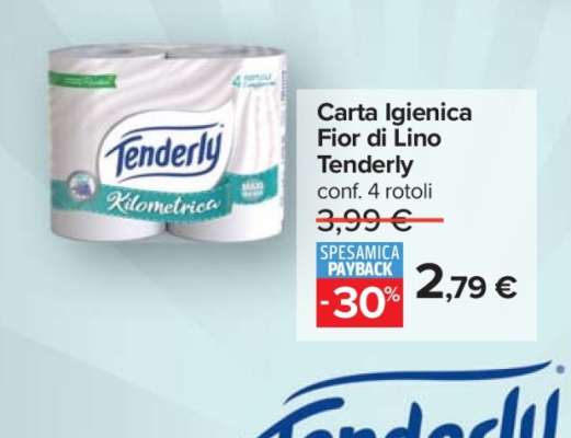 Carta Igienica Fior di Lino Tenderly