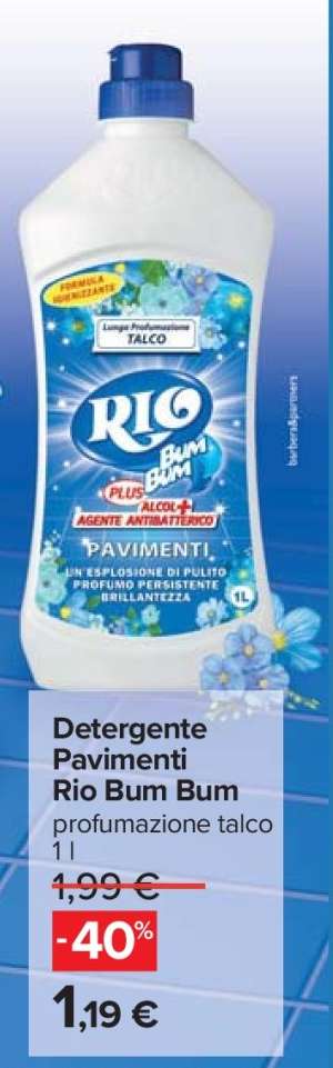 Detergente Pavimenti Rio Bum Bum