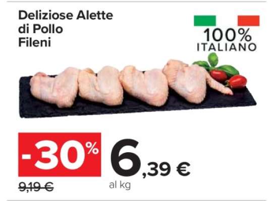 Deliziose Alette di Pollo Fileni