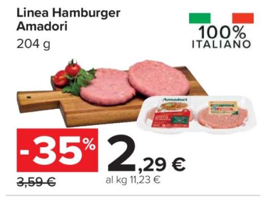 Linea Hamburger Amadori