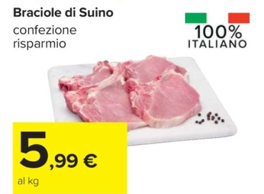 Braciole di suino