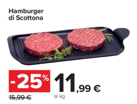 Hamburger Di Scottona