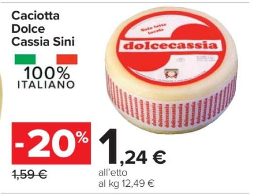 Caciotta Dolce Cassia Sini