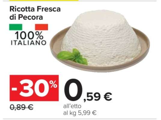 Ricotta fresca di Pecora