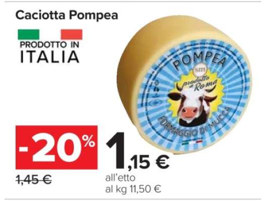 Caciotta Pompea