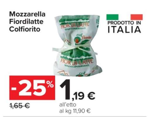 Mozzarella Fiordilatte Colfiorito