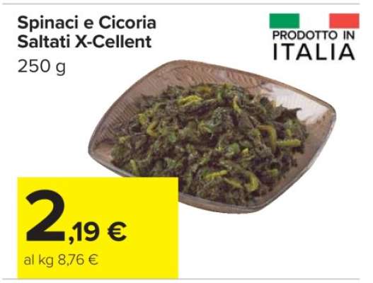 Spinaci e Cicoria Saltati X-Cellent