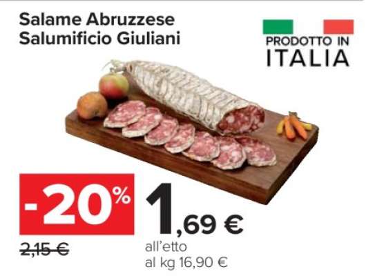 Salame Abruzzese Salumificio Giuliani