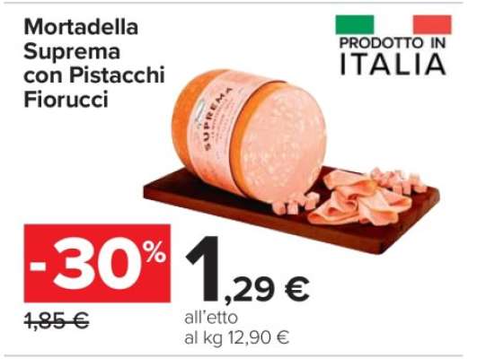 Mortadella Suprema con Pistacchi Fiorucci