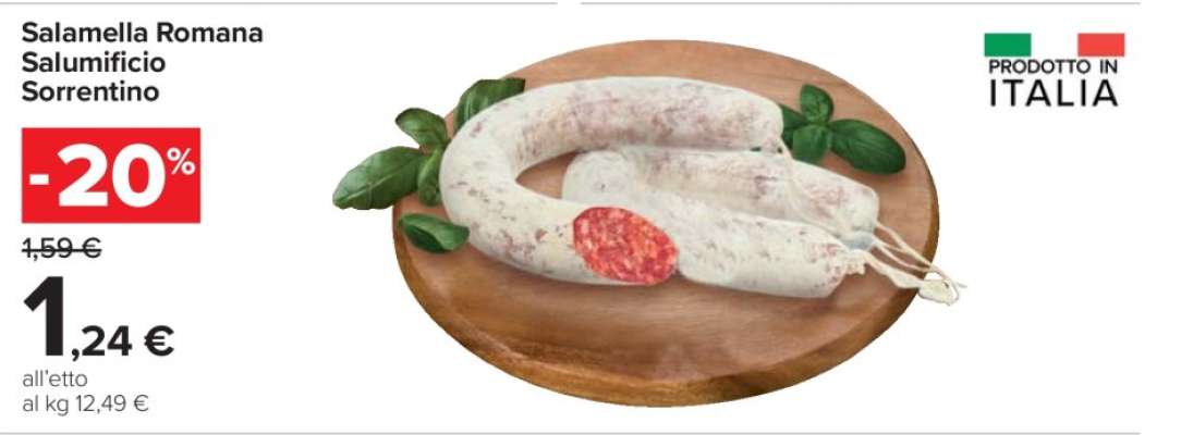 Salamella Romana Salumificio Sorrentino