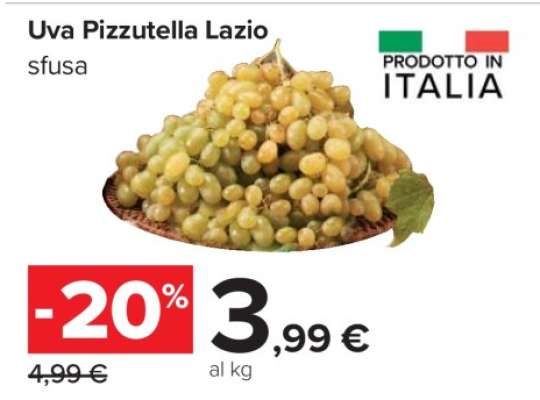 Uva Pizzutella Lazio