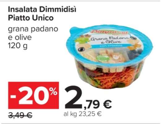 Insalata Dimmidisì Piatto Unico