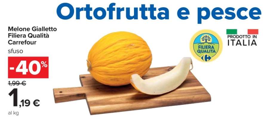 Melone Gialletto Filiera Qualita Carrefour