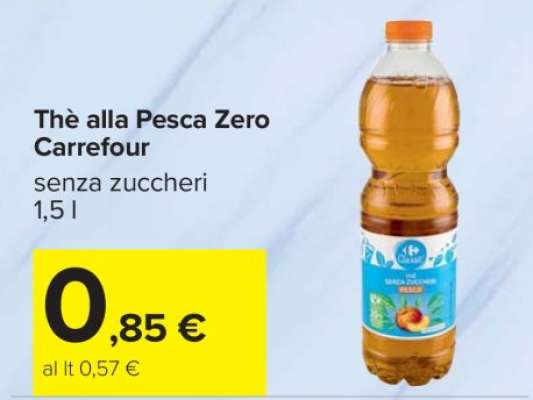 Thè alla Pesca Zero Carrefour