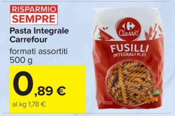 Pasta Integrale Carrefour