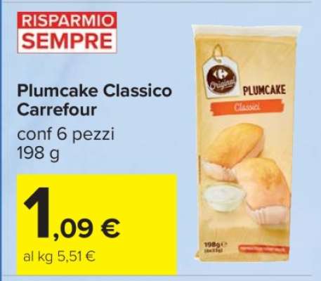 Plumcake Classico Carrefour