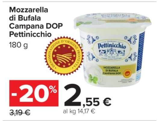 Mozzarella di Bufala Campana DOP Pettinicchio