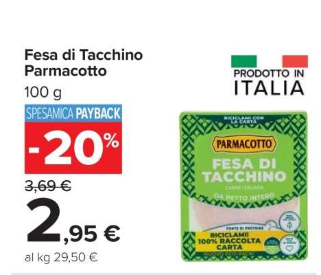Fesa di Tacchino Parmacotto