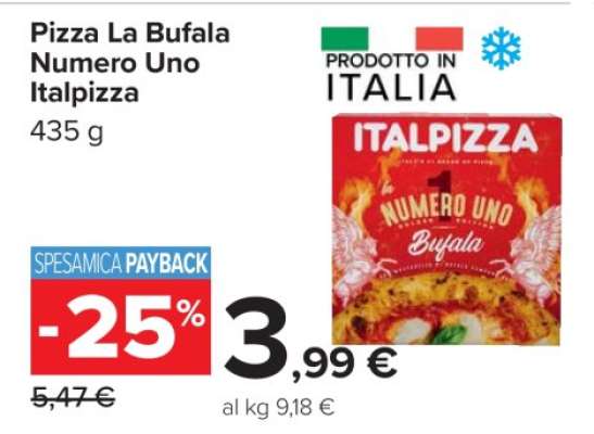 Pizza La Bufala Numero Uno Italpizza
