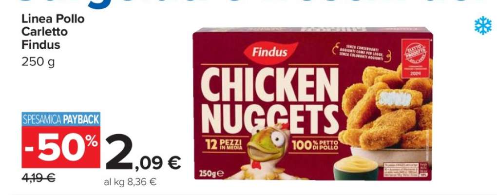 Linea Pollo Carletto Findus