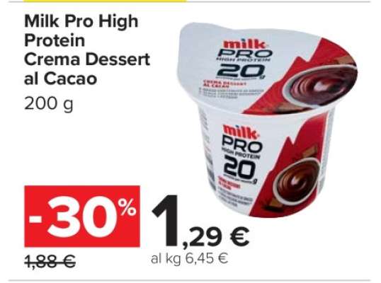 Milk Pro High Protein Crema Dessert al Cacao