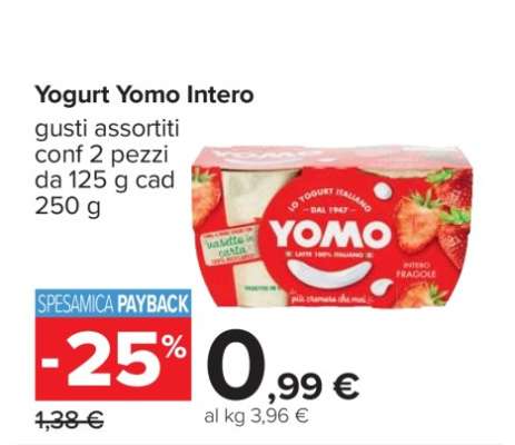 Yogurt Yomo Intero