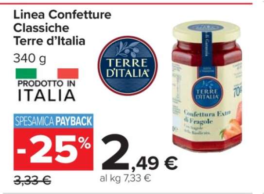 Linea Confetture Classiche Terre d’Italia
