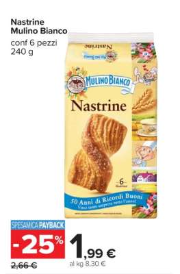 Nastrine Mulino Bianco