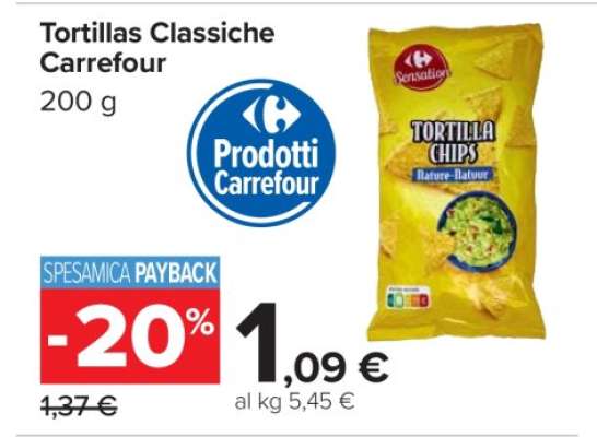 Tortillas Classiche Carrefour