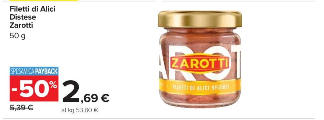 Filetti di Alici Distese Zarotti