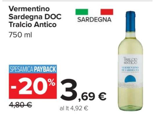 Vermentino Sardegna DOC Tralcio Antico