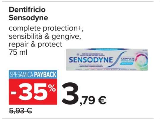 Dentifricio Sensodyne