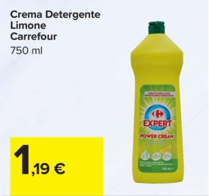 Crema Detergente Limone Carrefour