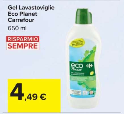 Gel Lavastoviglie Eco Planet Carrefour