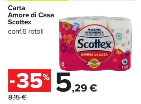 CARTA AMORE DI CASA SCOTTEX