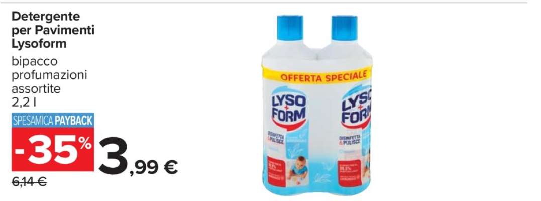 Detergente per Pavimenti Lysoform