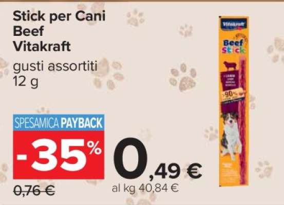 Stick per Cani Beef Vitakraft