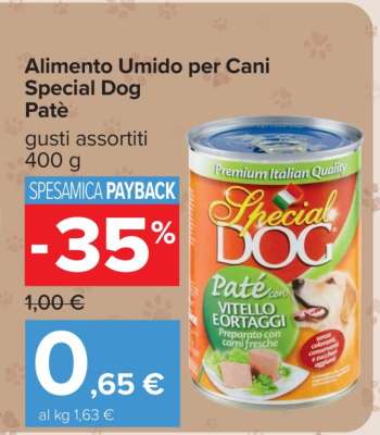 Alimento Umido per Cani Special Dog Patè