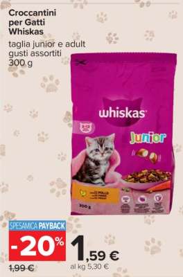 Croccantini per Gatti Whiskas