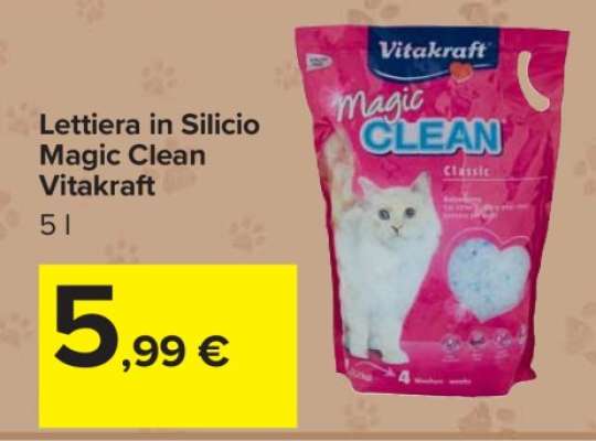 Lettiera in Silicio Magic Clean Vitakraft