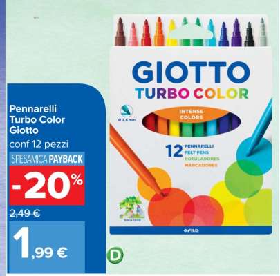 PENNARELLI TURBO COLOR GIOTTO