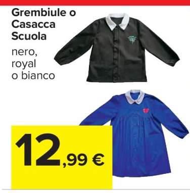 Grembiule o Casacca Scuola