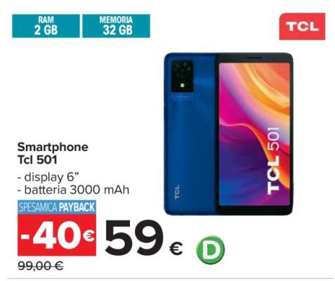 Smartphone Tcl 501